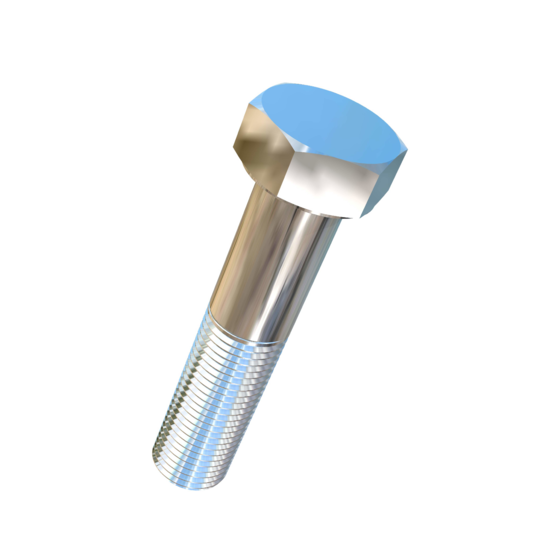 Titanium 1/2-20 X 2-1/4 UNF Allied Titanium Hex Head Bolt (No Dimple)